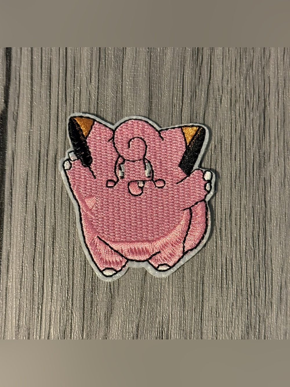 Pokemon Clefairy Embroidered Iron On Patch